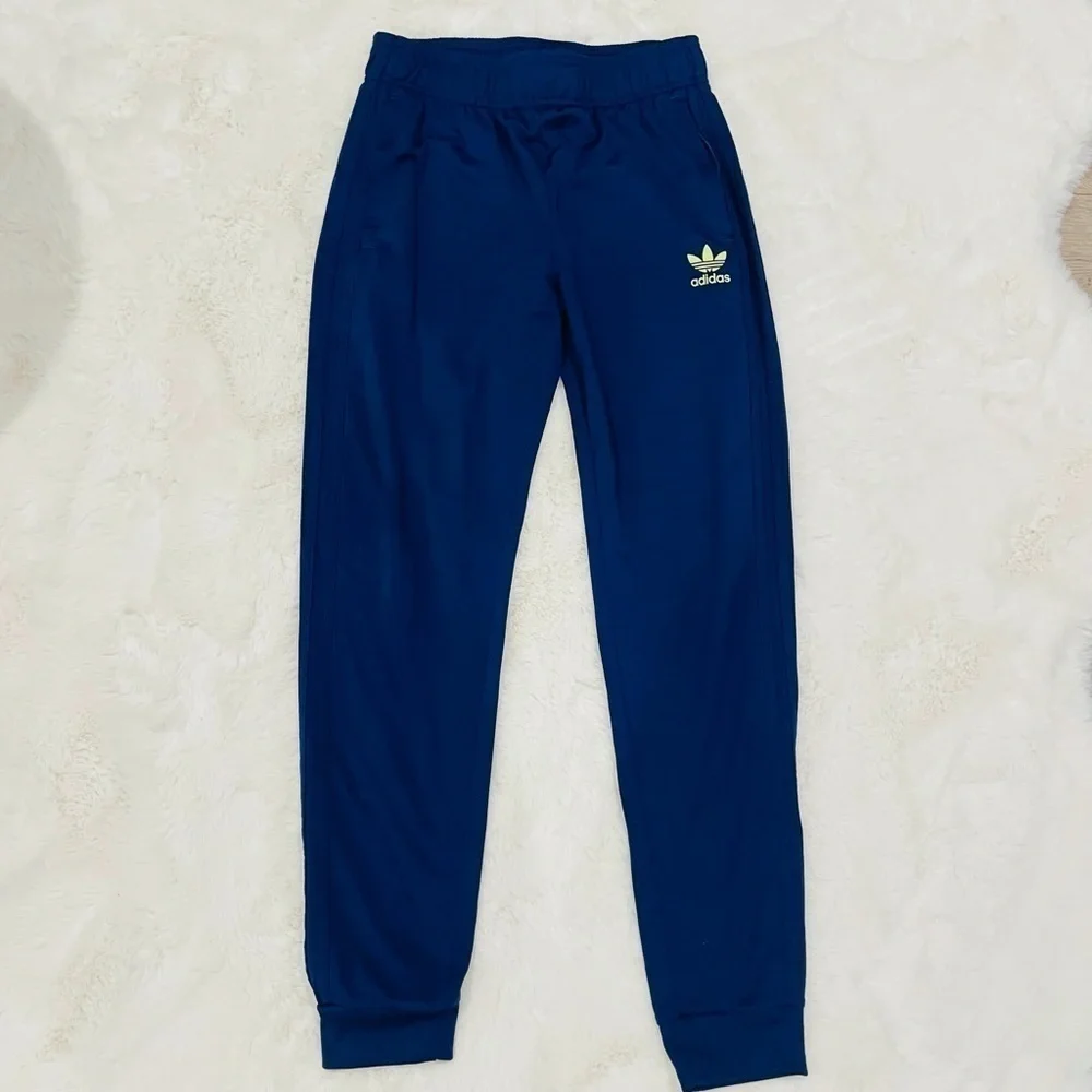 Adidas Primegreen Navy Blue Athletic Jogger Pants Kid’s Youth Size Large - Picture 12 of 12